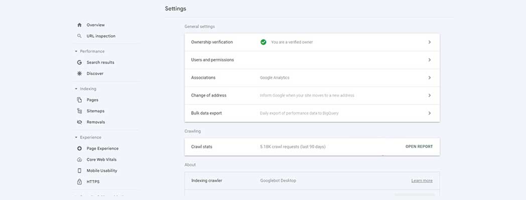 تنظیمات سرچ کنسول گوگل-آریو وب تنظیمات سرچ کنسول گوگل-آریو وب